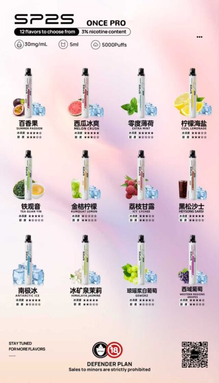 SP2 思博瑞 5000口拋棄式 不可充電(NEW)